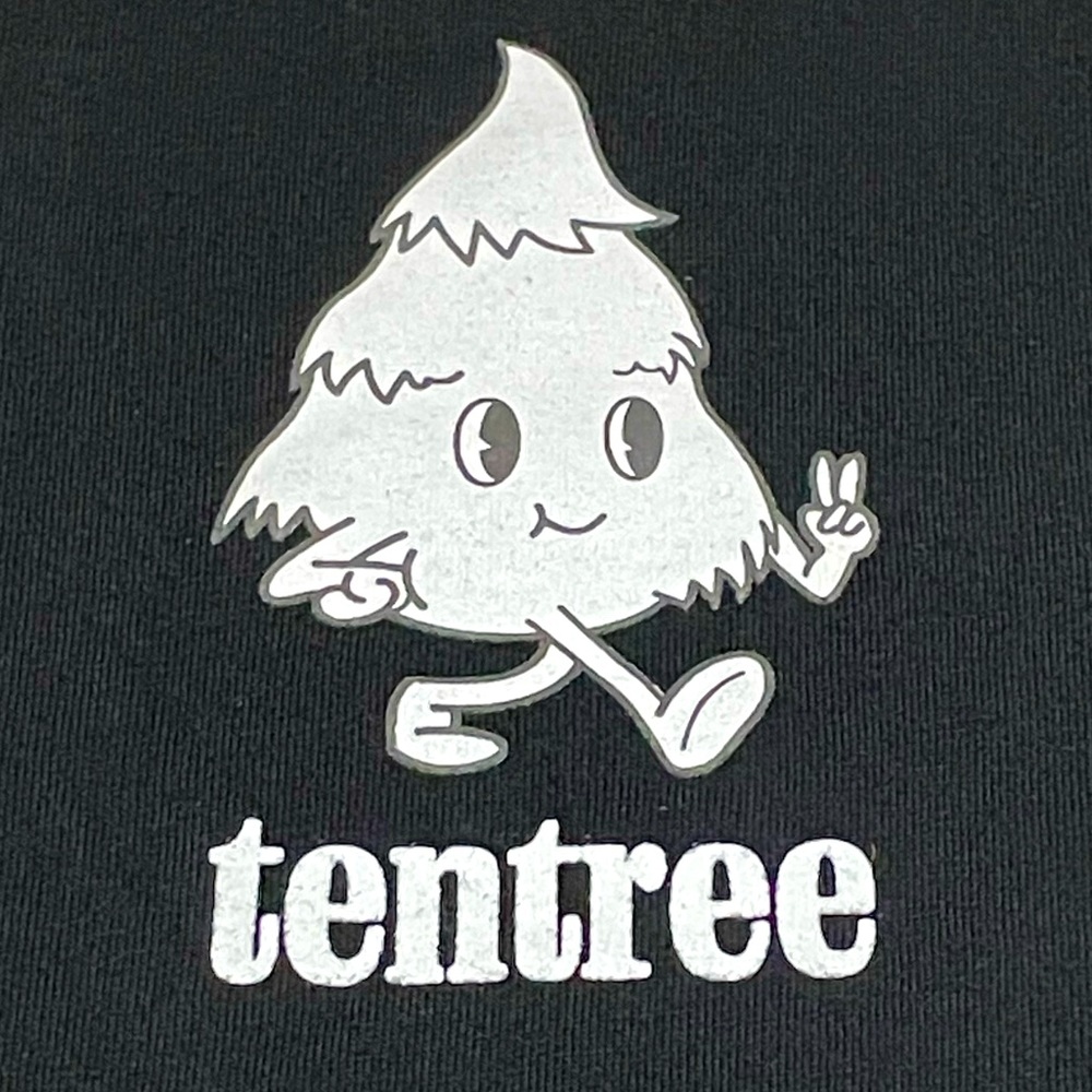 AWESOME & CUTE TENTREE 10 tree ORGANIC COTTON T-SHIRT WITH TREE GUY MASCOT MED